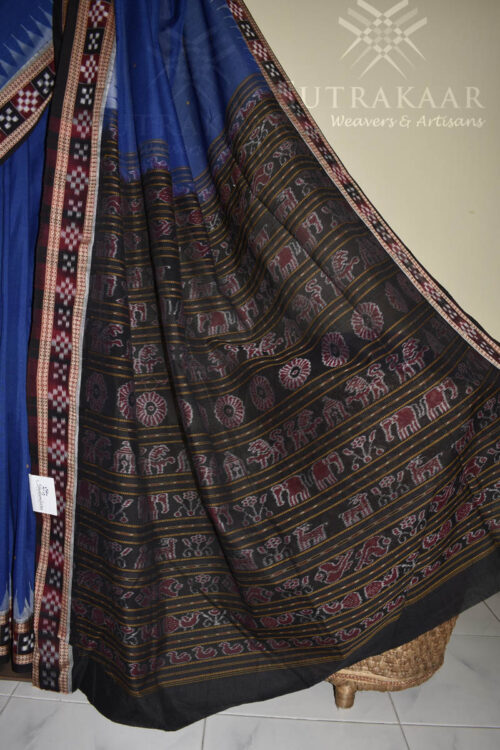 Sambalpuri Saree with Pasapalli border. Sutrakaar Celebrating