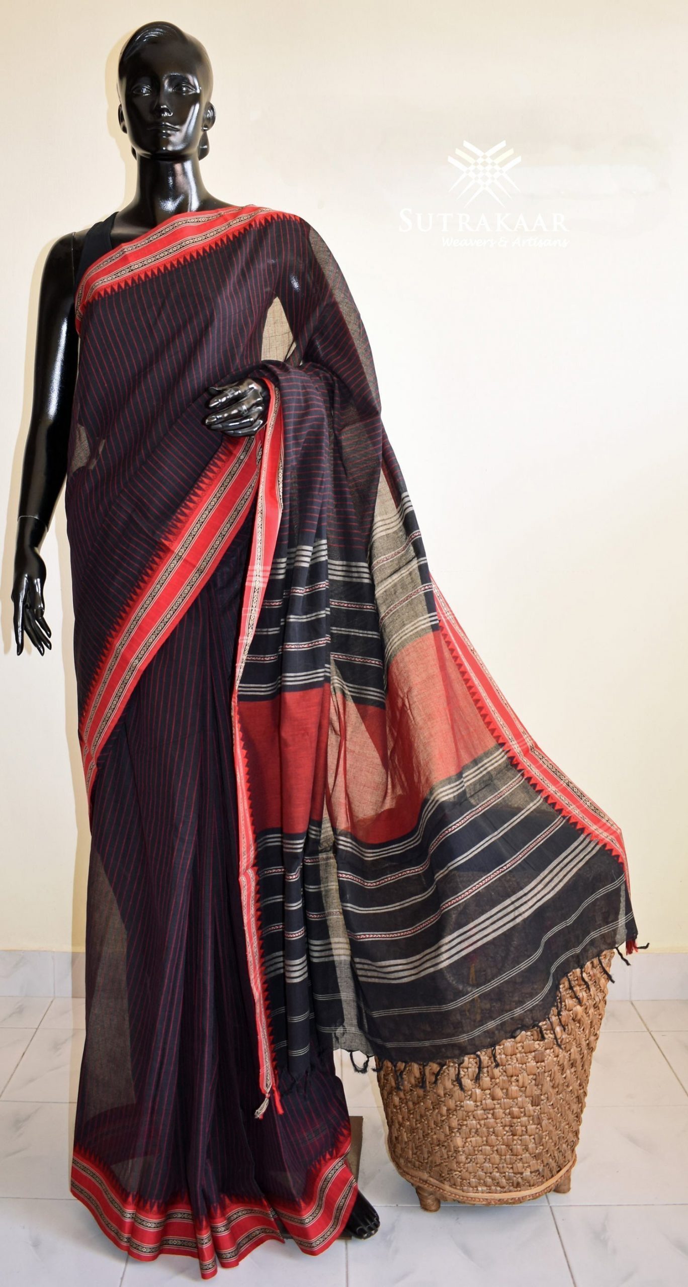 Begumpuri Saree (striped)