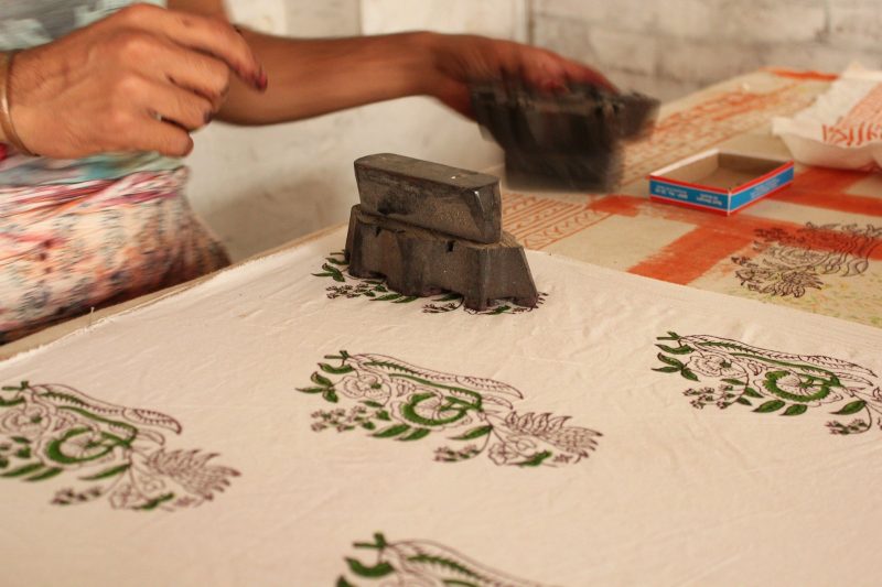 Hand Block Printed Sarees