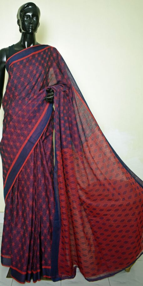 Red Double Cloth Saree 